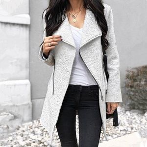 Women's Gray Trench Coat